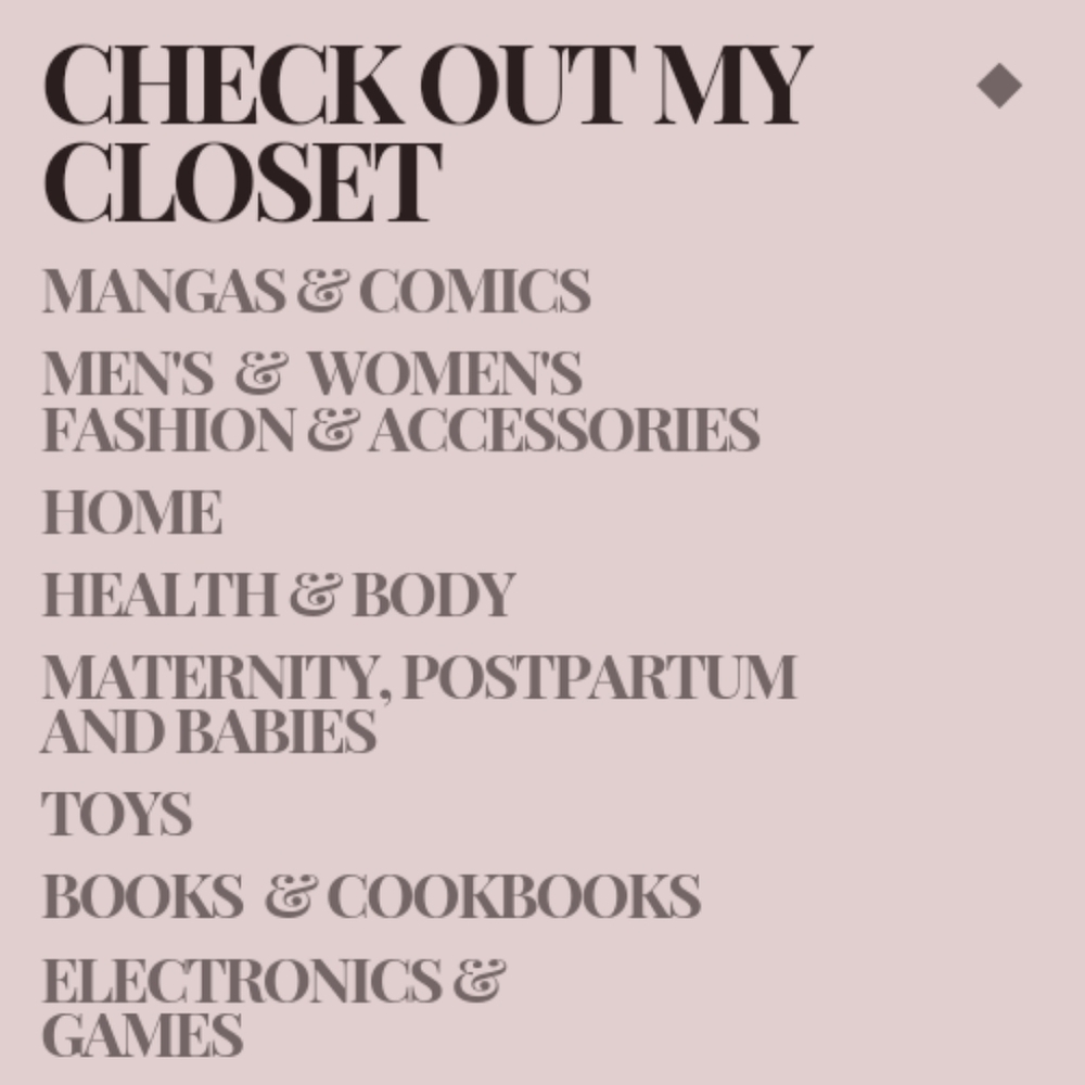 Check out my closet-->